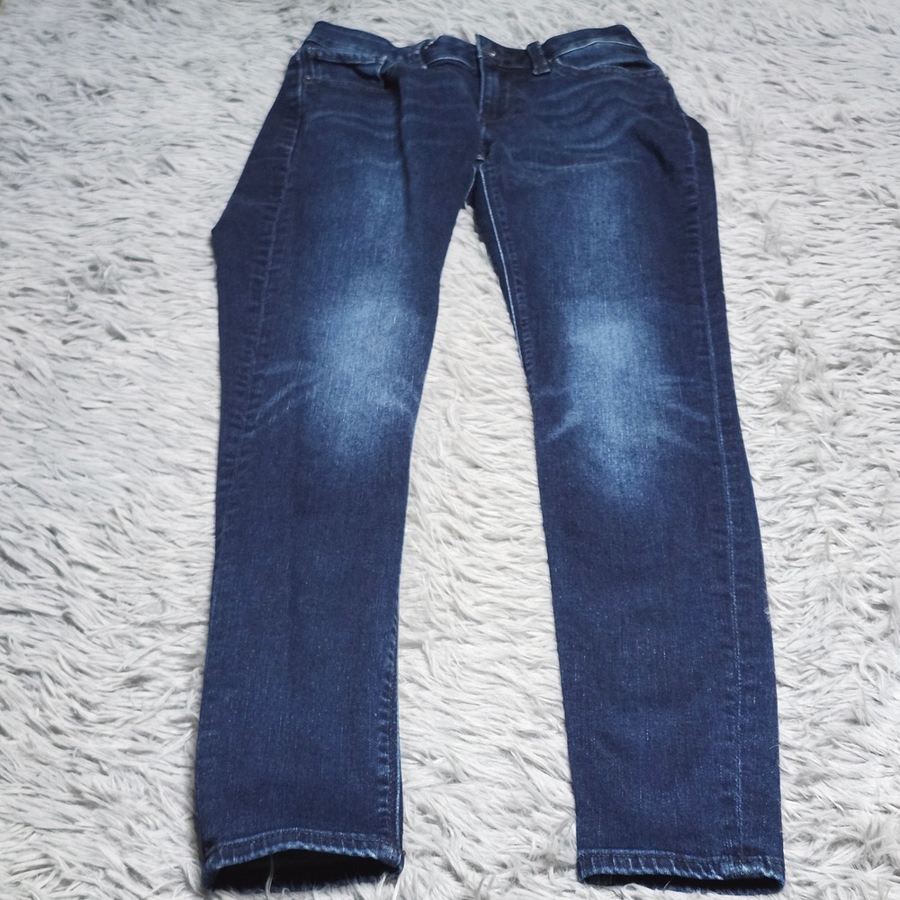 Lucky Brand Sasha Super Skinny Jeans Womens 0 25 0/25 Blue Denim Stretch Faded